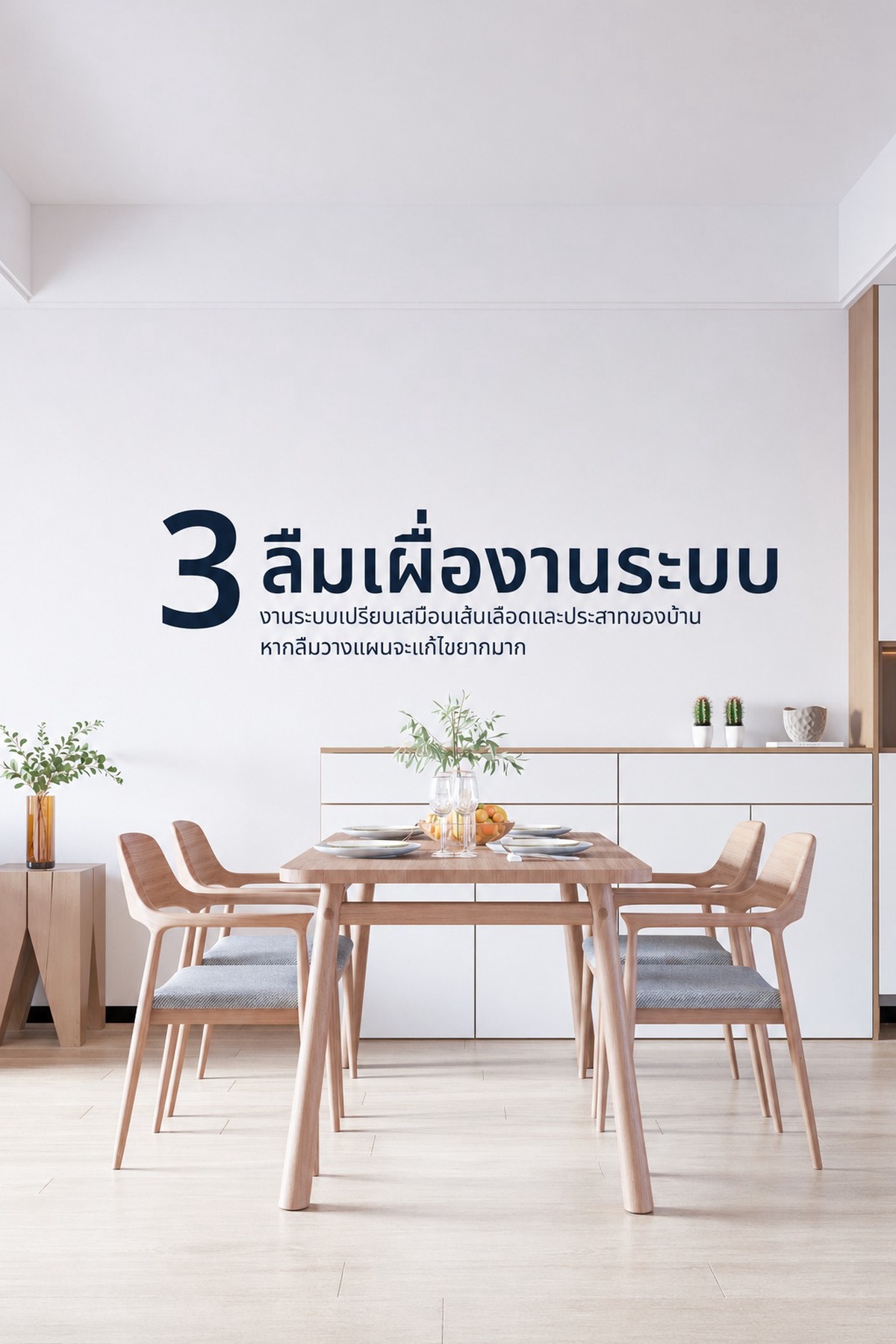 3. มองข้ามทิศแดด ลม และสภาพพื้นที่จริง