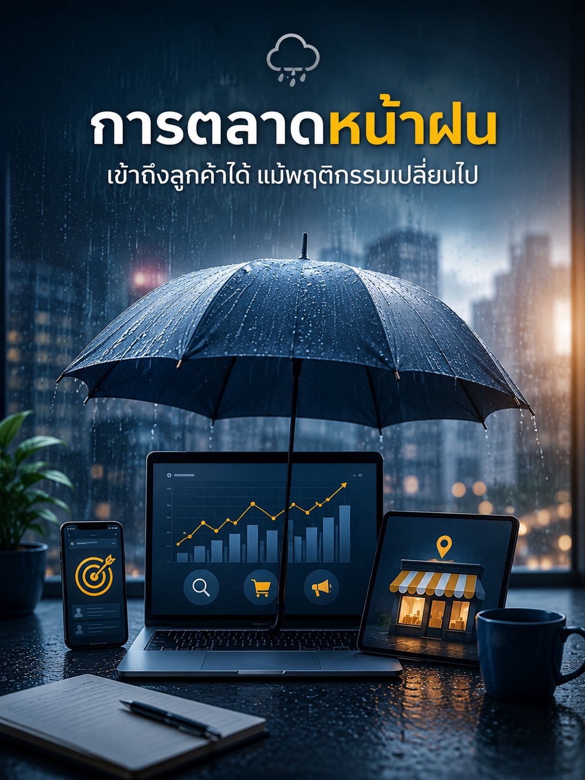 ธุรกิจที่พร้อมในหน้าฝน คือธุรกิจที่สื่อสารได้ตรงและขายได้ต่อเนื่อง