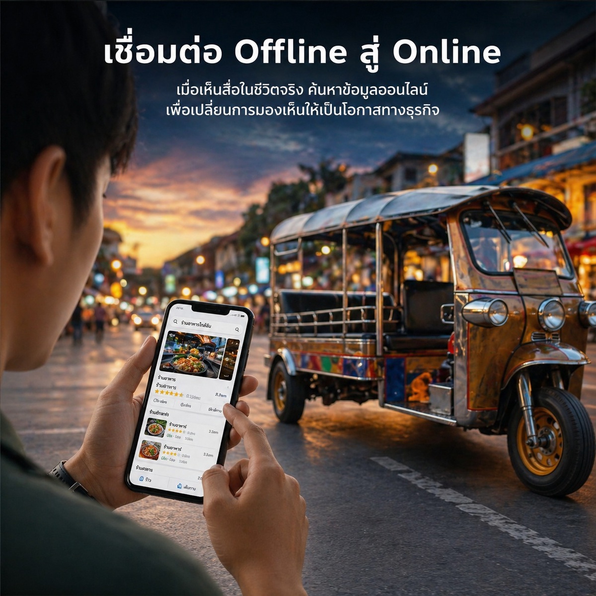 TukTuk Ads ควรเชื่อมกับ Online Marketing เพื่อให้ได้ผลมากขึ้น